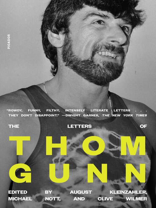 Title details for The Letters of Thom Gunn by Thom Gunn - Available